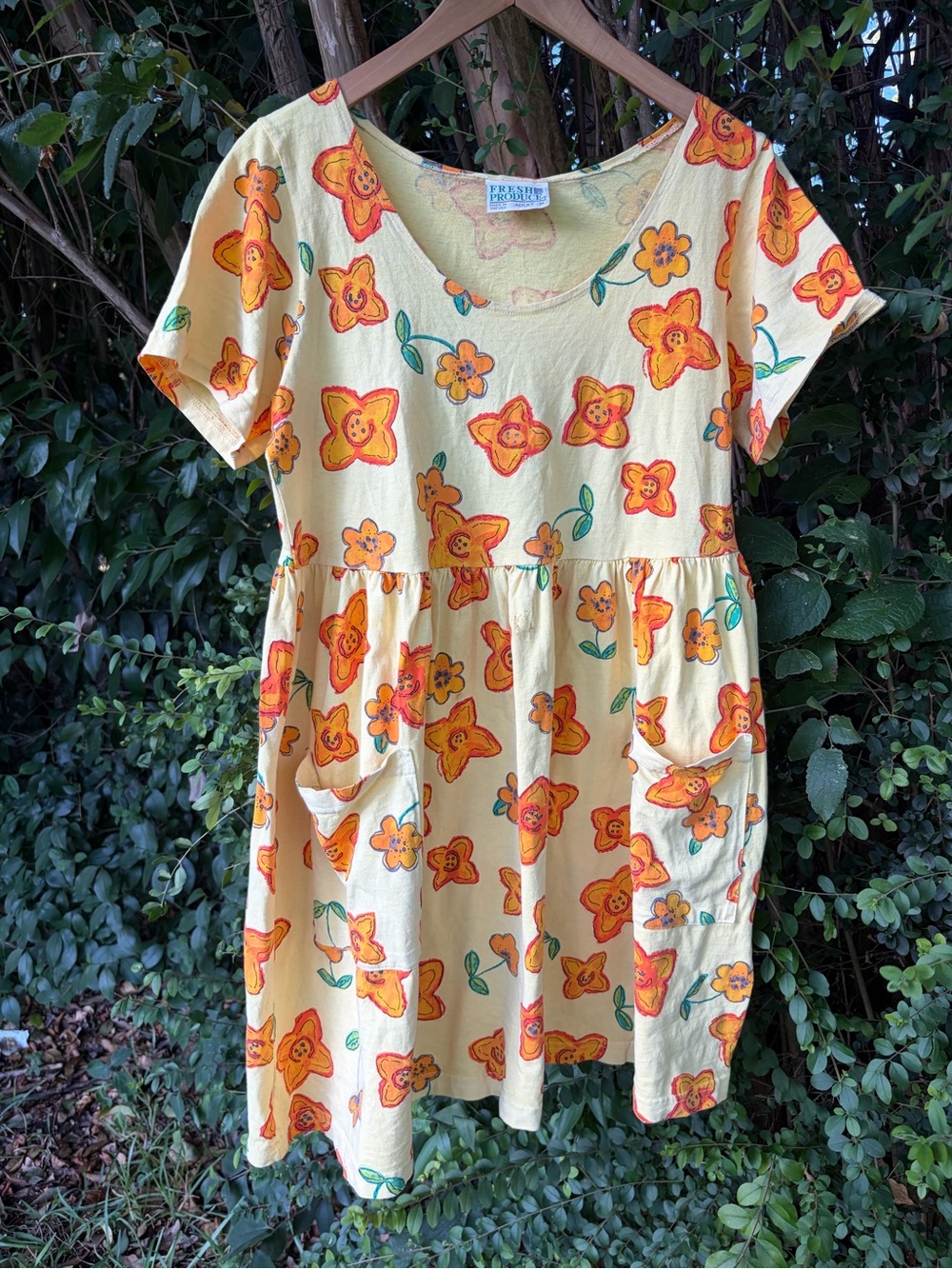 Vintage yellow dress